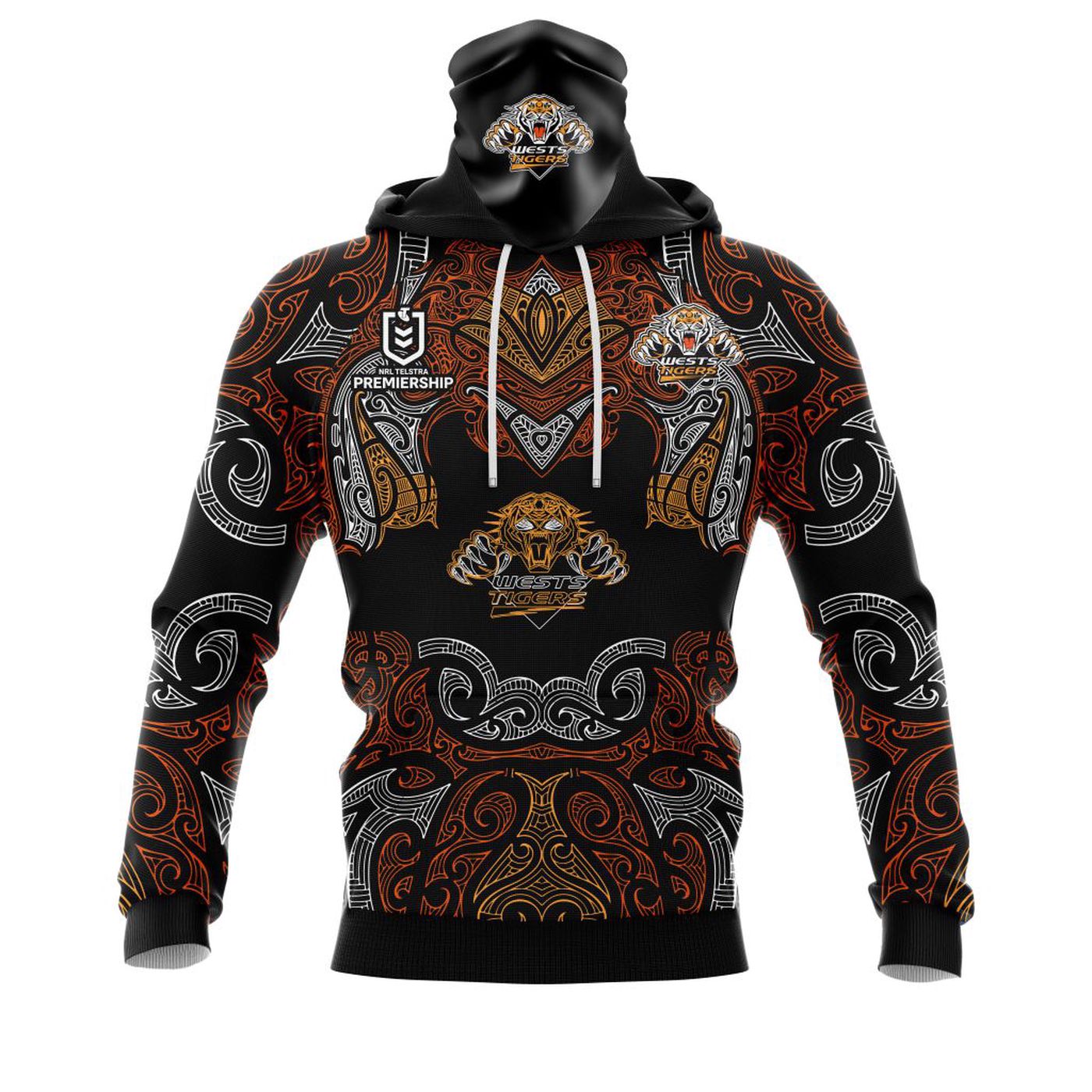 NRL Wests Tigers | Specialized 2021 Concepts Kits V10 3d Printed Hoodie 3d Printed Hoodie