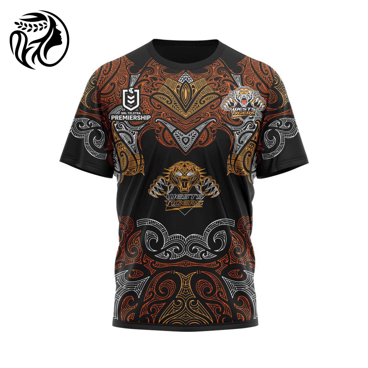 NRL Wests Tigers | Specialized 2021 Concepts Kits V10 3d Printed Hoodie 3d Printed Hoodie
