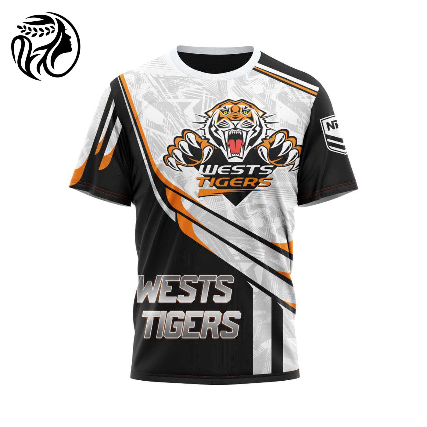 NRL Wests Tigers | Specialized 2021 Concepts Kits V6 3d Printed Hoodie 3d Printed Hoodie