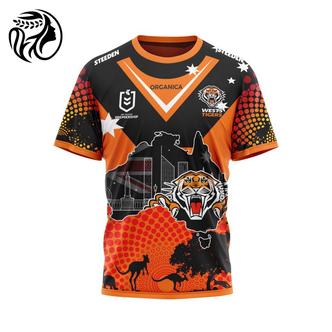 NRL Wests Tigers | Specialized Concepts For Australia’s Day Kits V0122 3d Printed Hoodie 3d Printed Hoodie