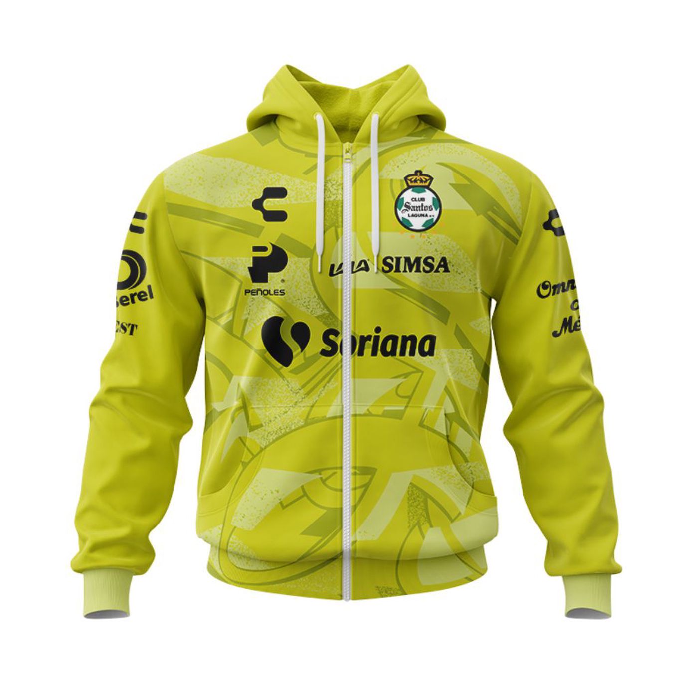 Personalise Santos Laguna 2021-22 GK Away Kits 3d Printed Hoodie 3d Printed Hoodie