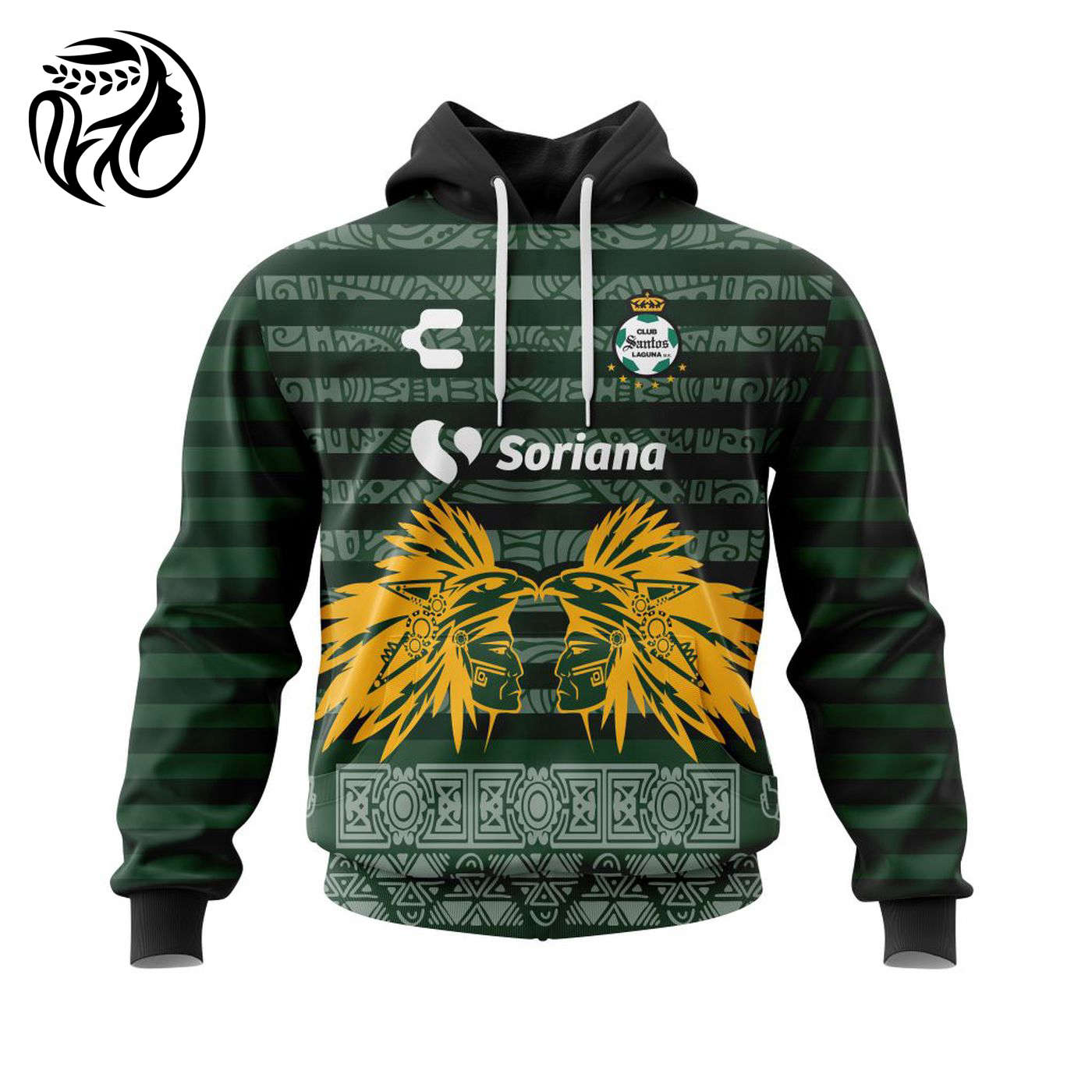 Personalise Santos Laguna Mix Aztec Culture Concepts Kits SUVSANTOS21081901 3d Printed Hoodie 3d Printed Hoodie