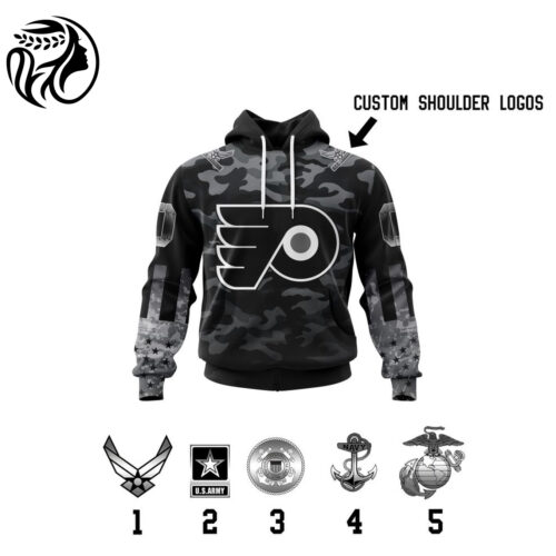Philadelphia Flyers | Specialized Kits With Camo Color And You Can Customs YourService Branches 3d Printed Hoodie 3d Printed Hoodie