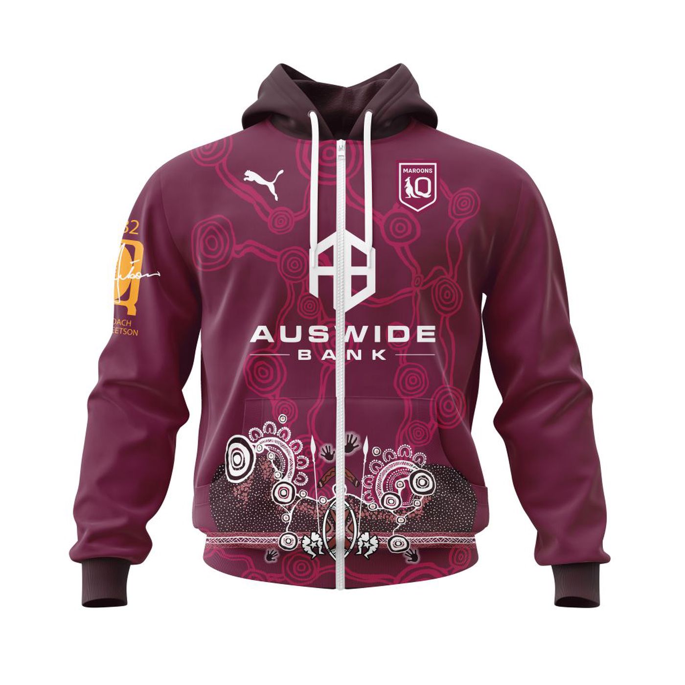 QLD Maroons Indigenous Kits 2022 3d Printed Hoodie 3d Printed Hoodie