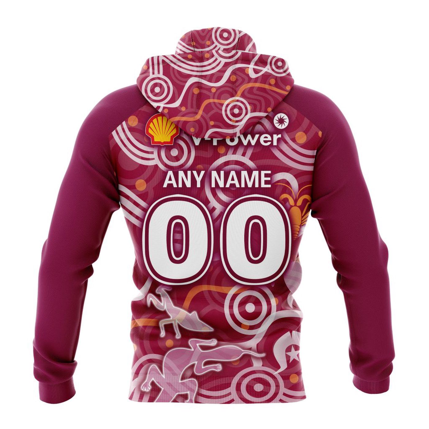 QLD Maroons Indigenous Kits 2023 3d Printed Hoodie 3d Printed Hoodie