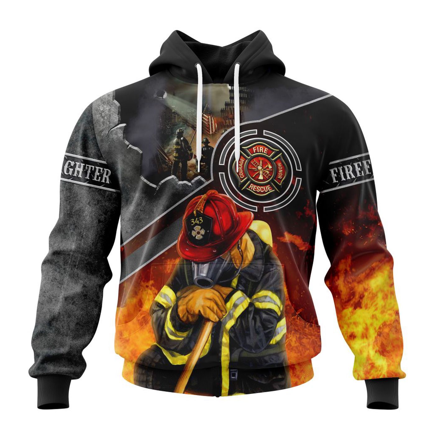 Specialized Kits To Honor FireFighter In Patriot Day We Will Never Forget 3d Printed Hoodie 3d Printed Hoodie