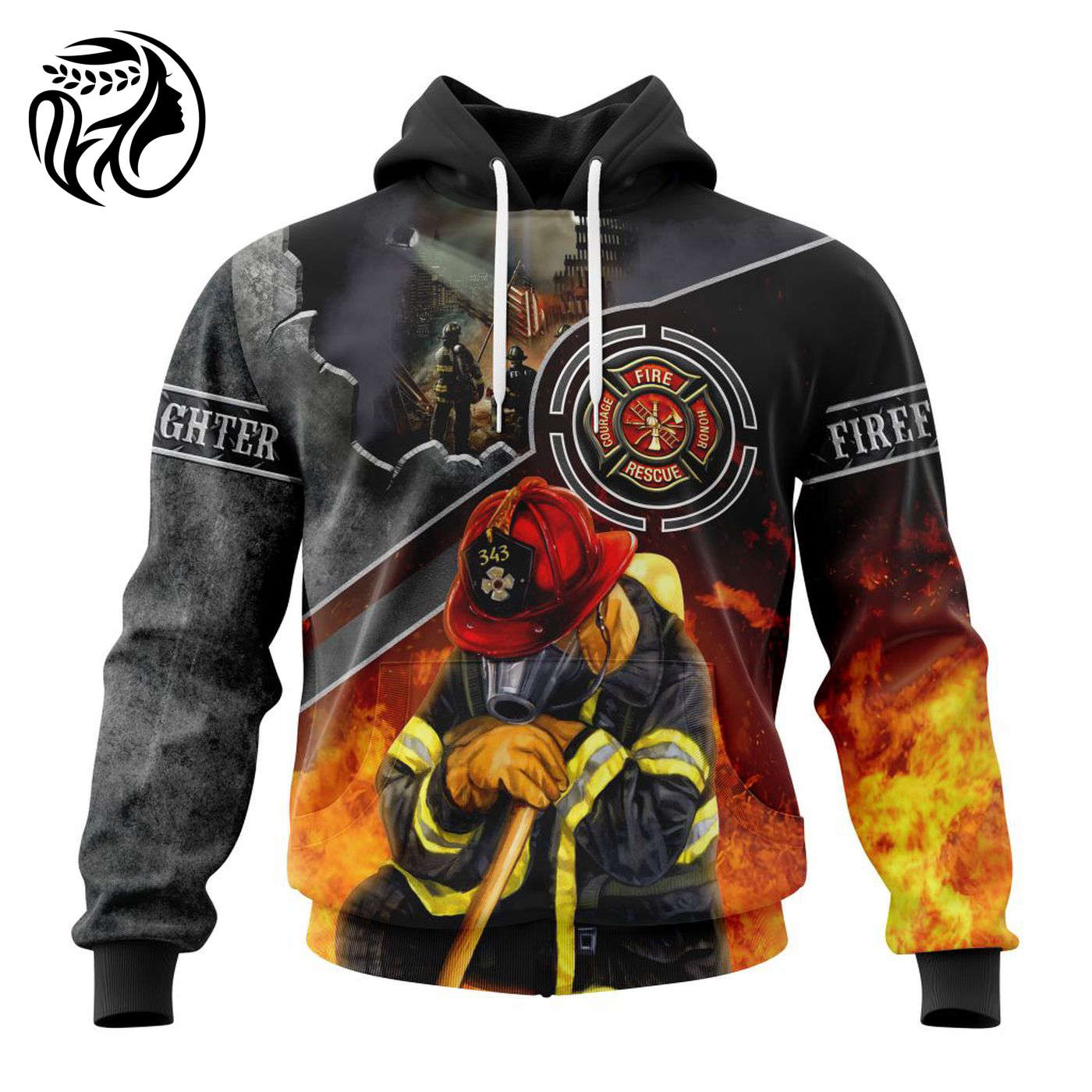 Specialized Kits To Honor FireFighter In Patriot Day We Will Never Forget 3d Printed Hoodie 3d Printed Hoodie