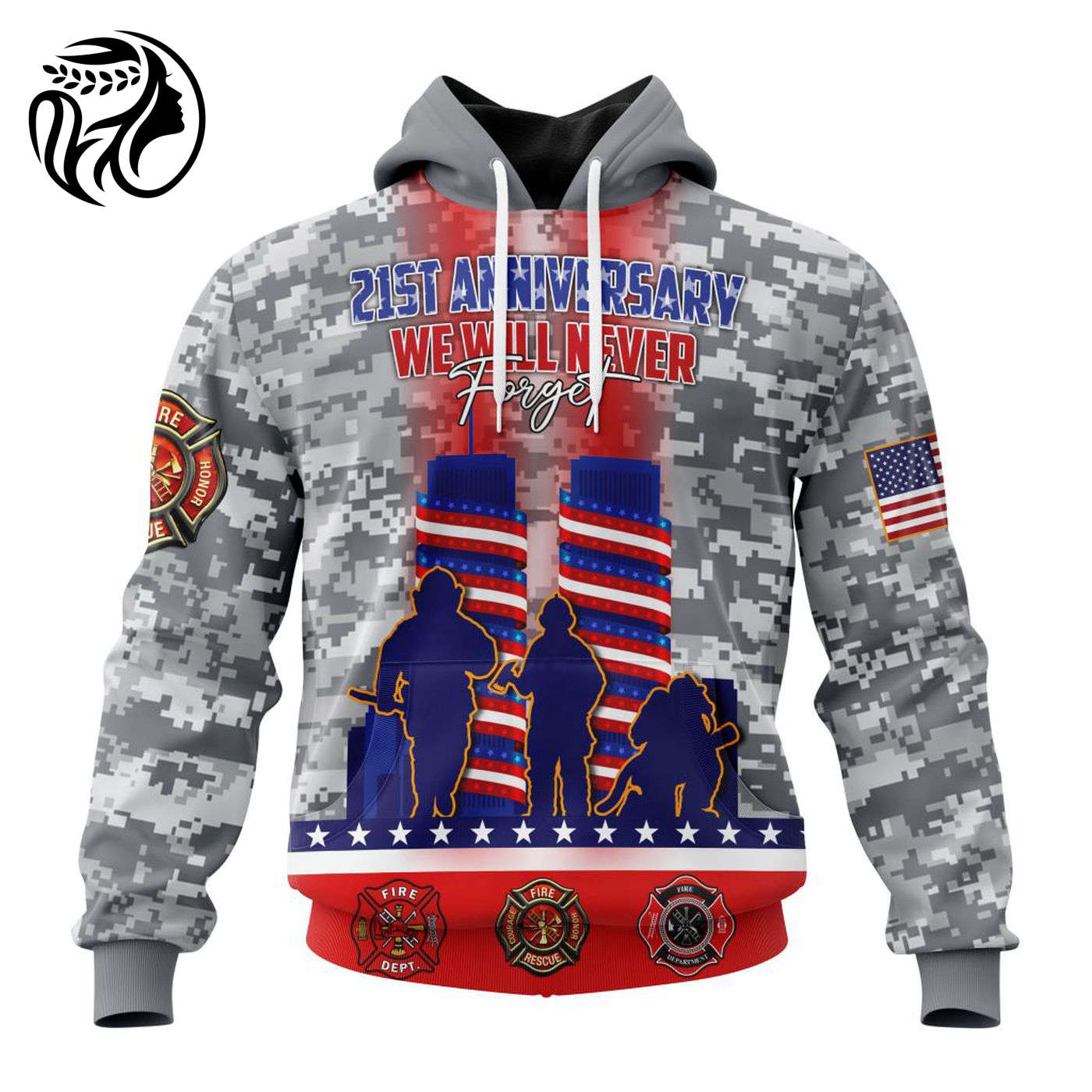 Specialized Kits To Honor Patriot Day We Will Never Forget 3d Printed Hoodie 3d Printed Hoodie