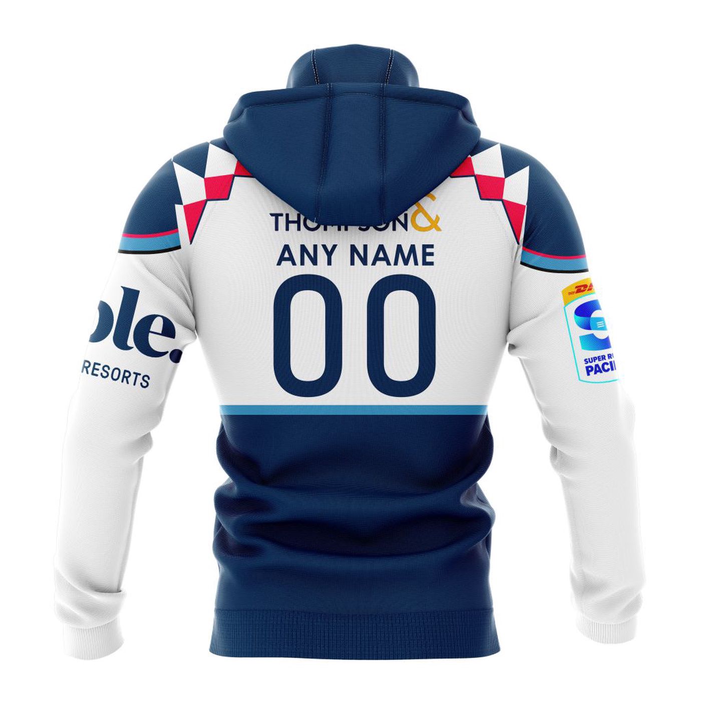 Super Rugby Auckland Blues Personalized 2024 Heritage Kits 3d Printed Hoodie 3d Printed Hoodie
