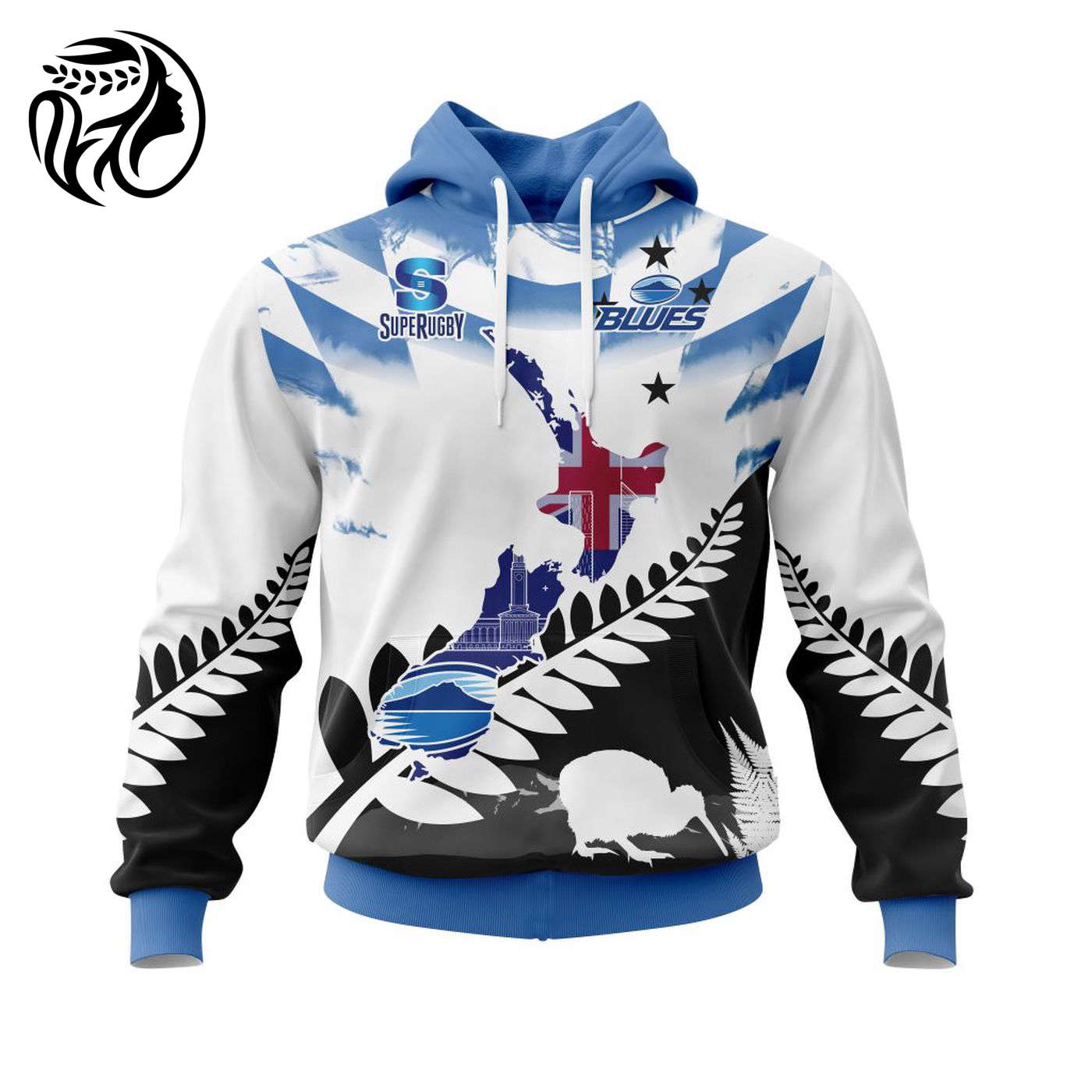 Super Rugby Auckland Blues | Specialized Concepts For New Zealand Day Kits V0122 3d Printed Hoodie 3d Printed Hoodie