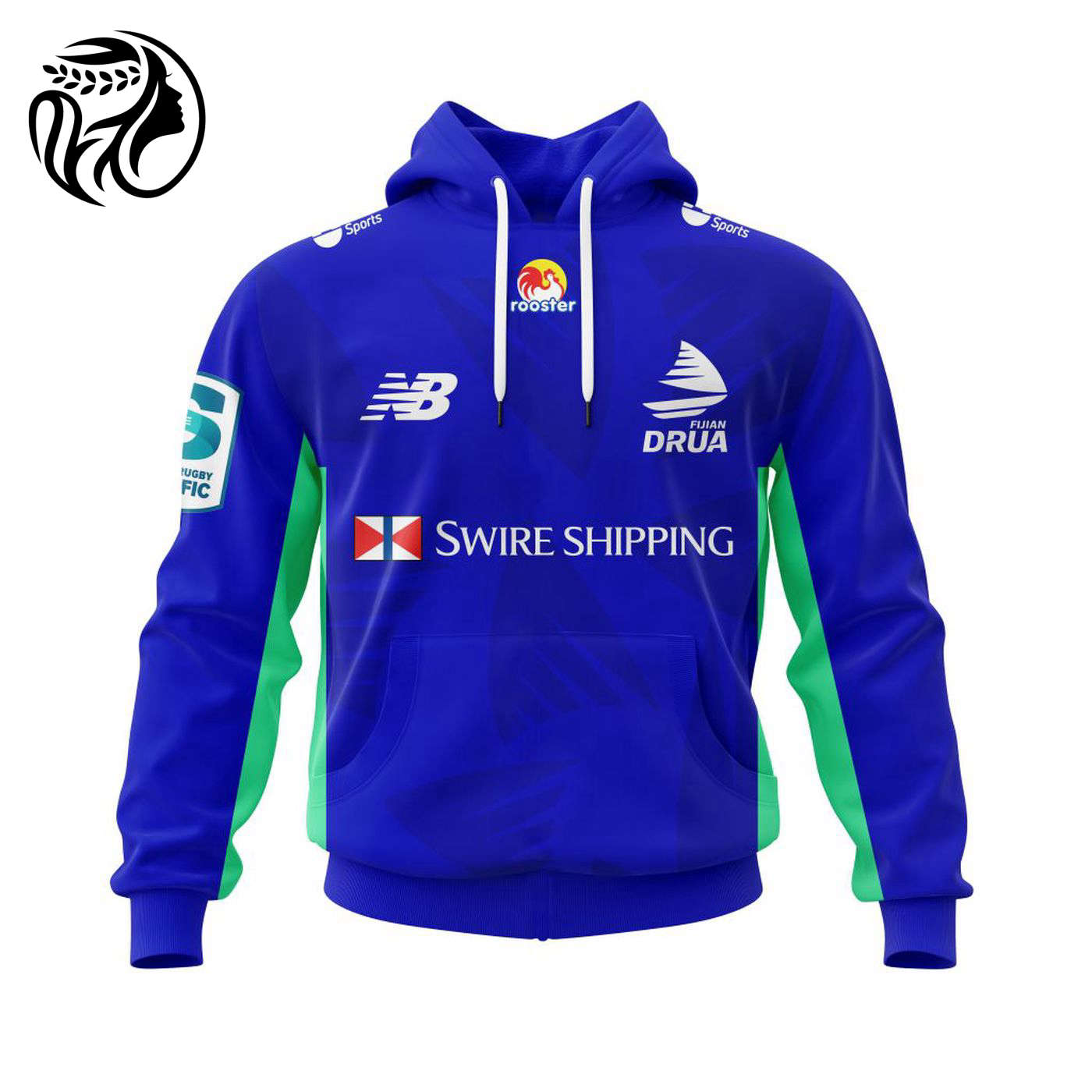 Super Rugby Fijian Drua 2022 Home Kits 3d Printed Hoodie 3d Printed Hoodie