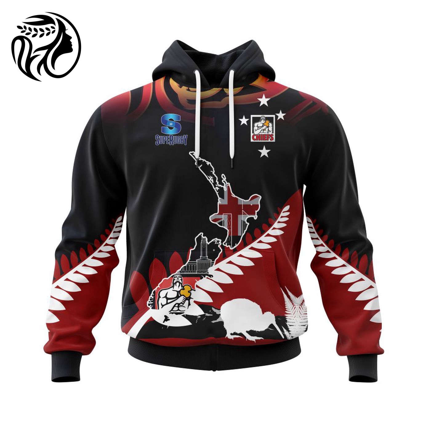 Super Rugby Gallagher Chiefs | Specialized Concepts For New Zealand Day Kits V0122 3d Printed Hoodie 3d Printed Hoodie