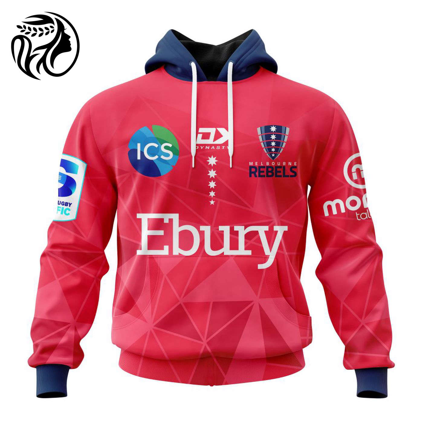Super Rugby Melbourne Rebels 2023 Away Kits 3d Printed Hoodie 3d Printed Hoodie