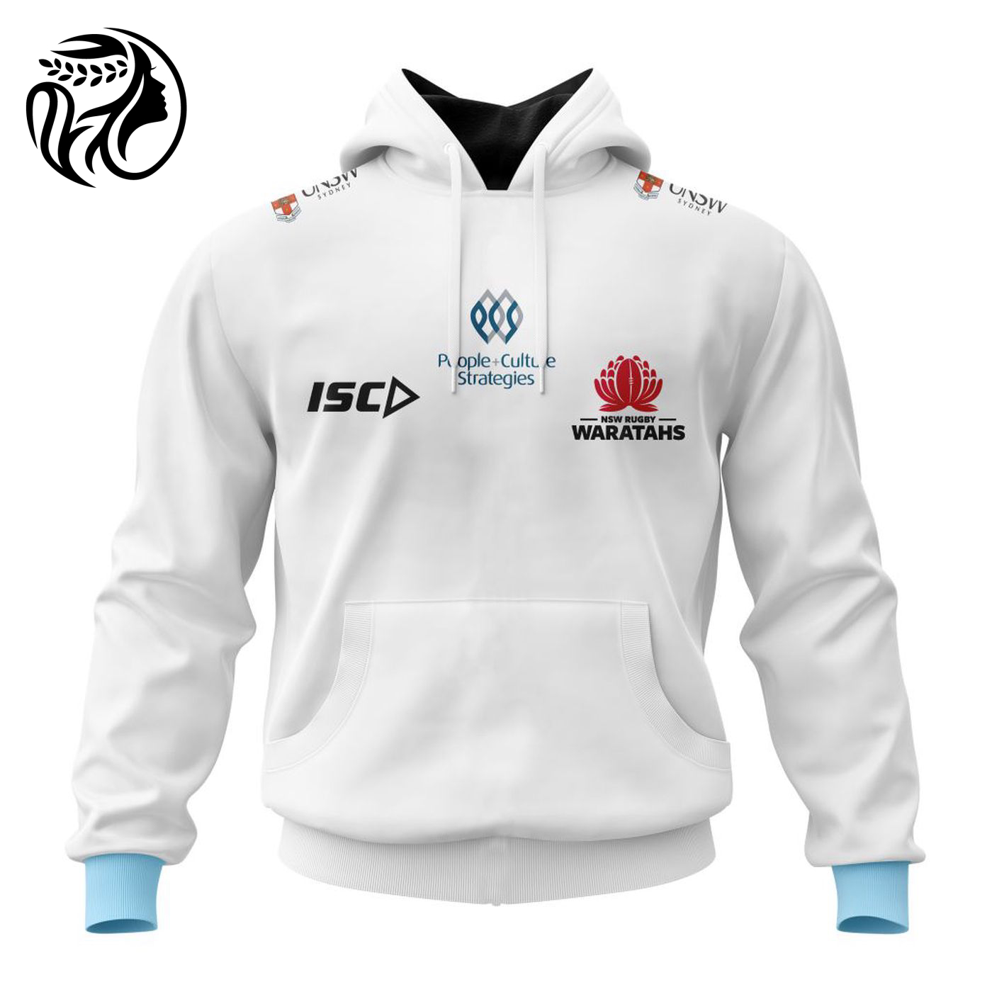 Super Rugby New South Whale Waratahs 2023 Away Kits 3d Printed Hoodie 3d Printed Hoodie