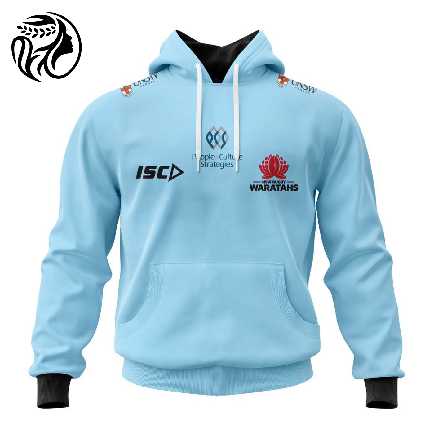 Super Rugby New South Whale Waratahs 2023 Home Kits 3d Printed Hoodie 3d Printed Hoodie