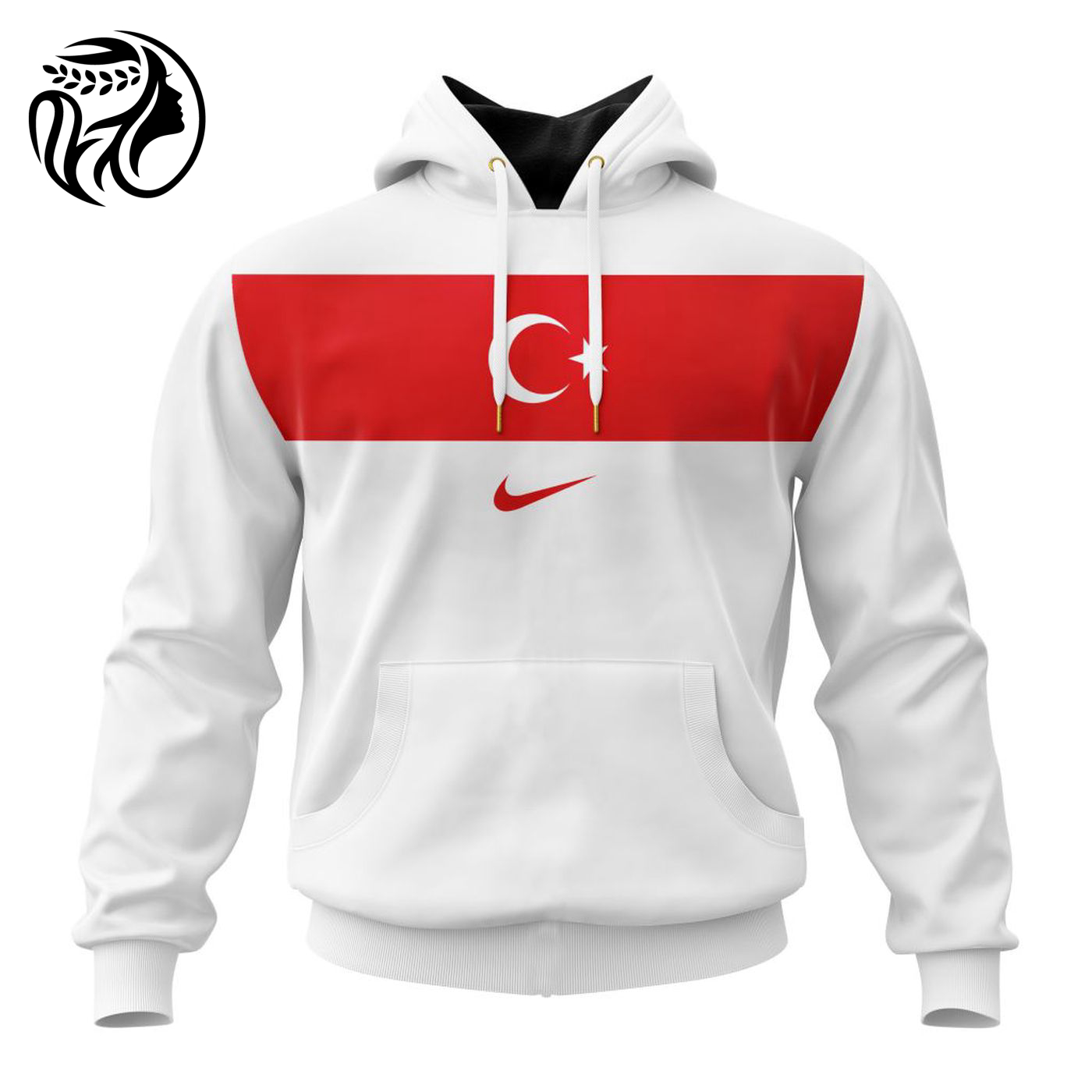 Türkiye National Football Team Personalized 2024 Home Kits 3d Printed Hoodie 3d Printed Hoodie