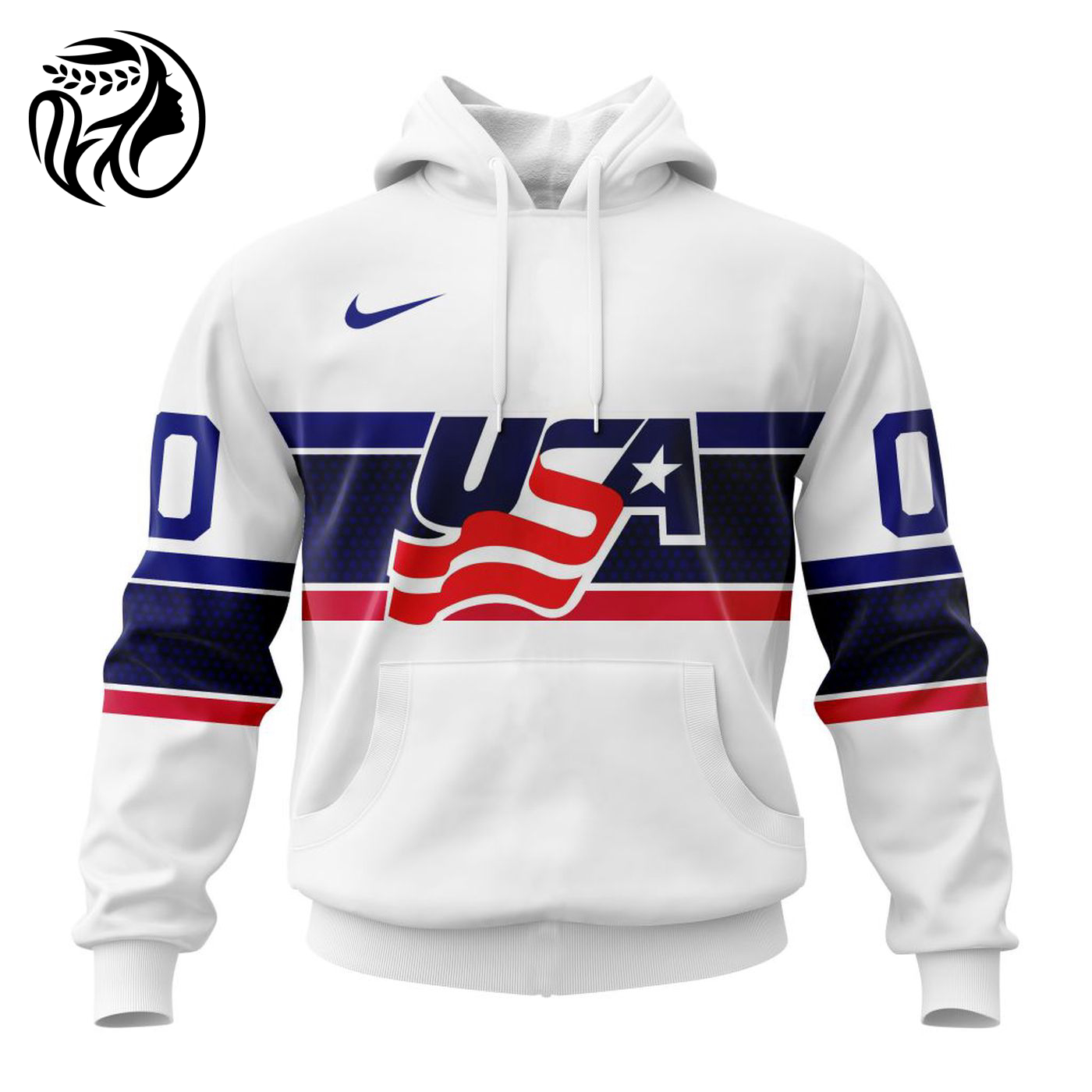 USA Hockey Home Personalized Kits 3d Printed Hoodie 3d Printed Hoodie