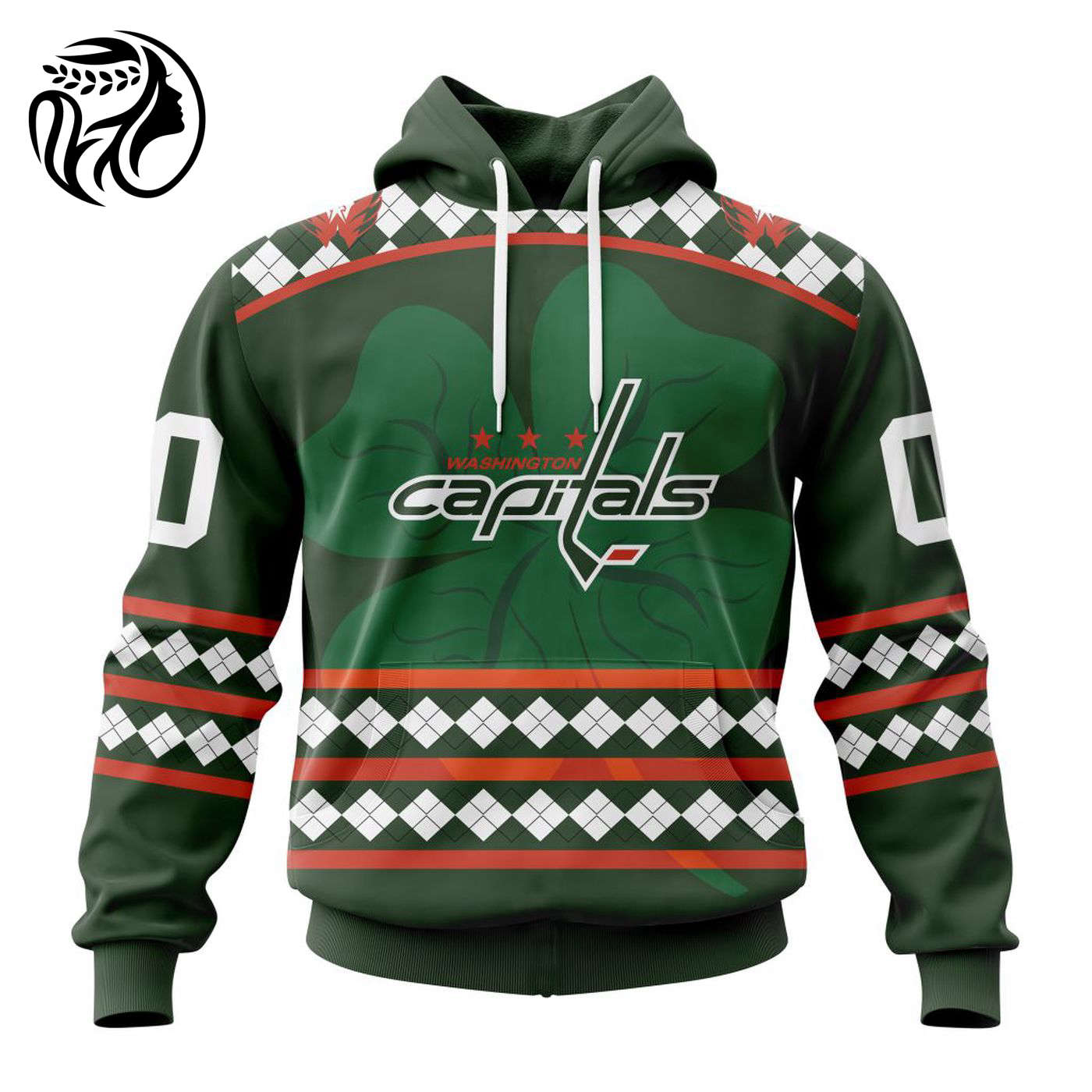 Washington Unisex Kitsitals | Specialized Hockey Celebrate St Patrick’s Day V0222 3d Printed Hoodie 3d Printed Hoodie